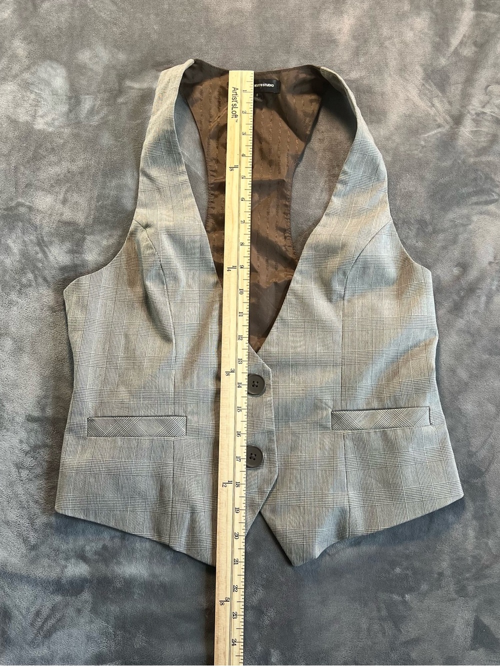 Express brown patterned lining jacket - Picture 6 of 8